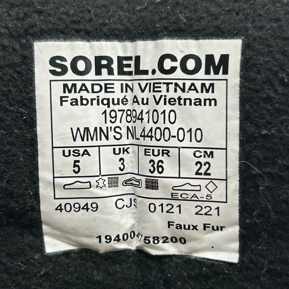 Sorel NWT Kinetic RNEGD Conquest Waterproof Insulated Boot‎ Size 5 Gorpcore - Picture 13 of 13